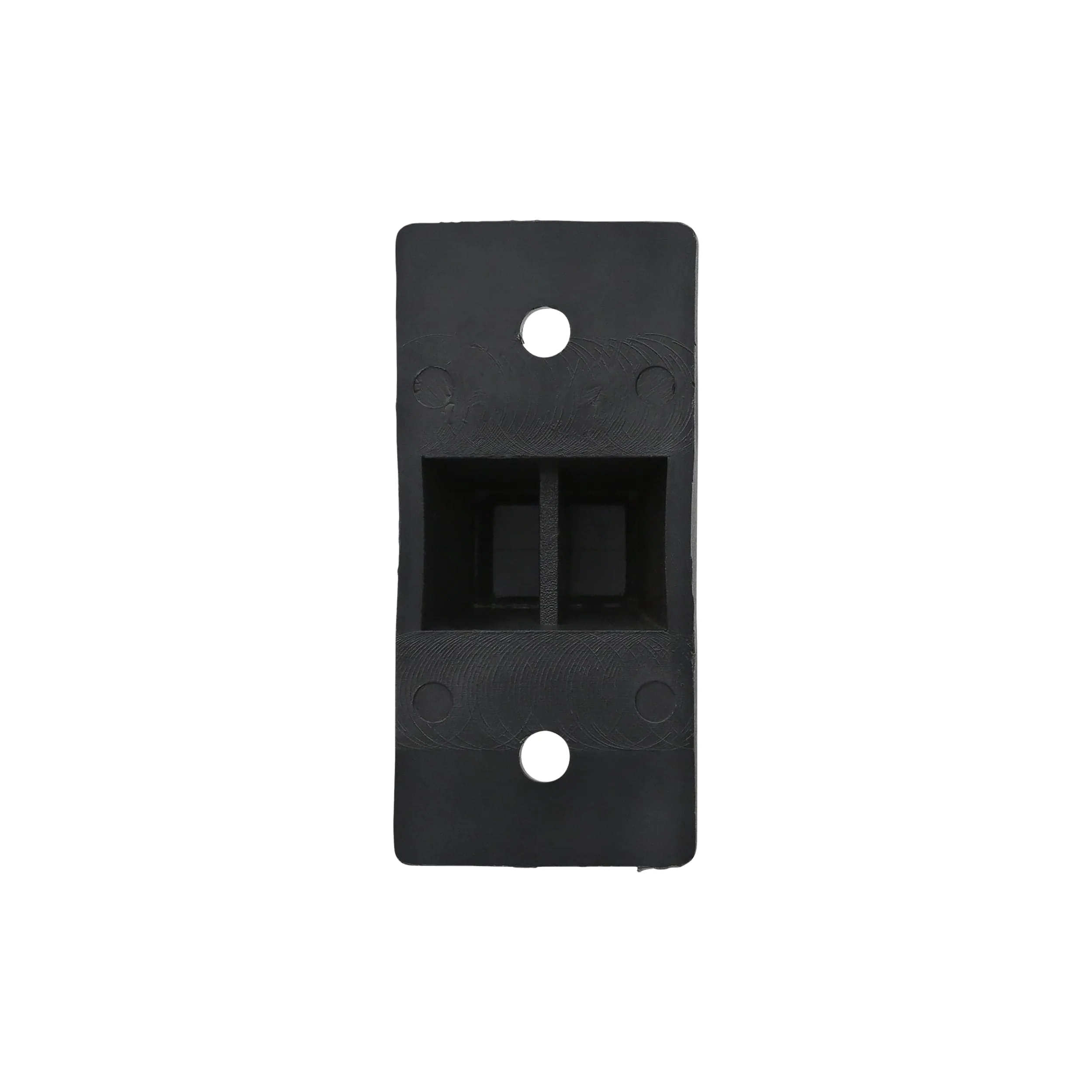 3/4" Black, Bottom Stud, Plastic, #L-2469