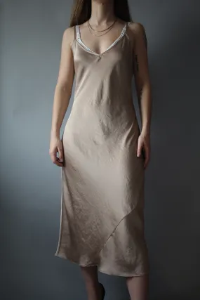 Artizia Champagne Slip Dress - S