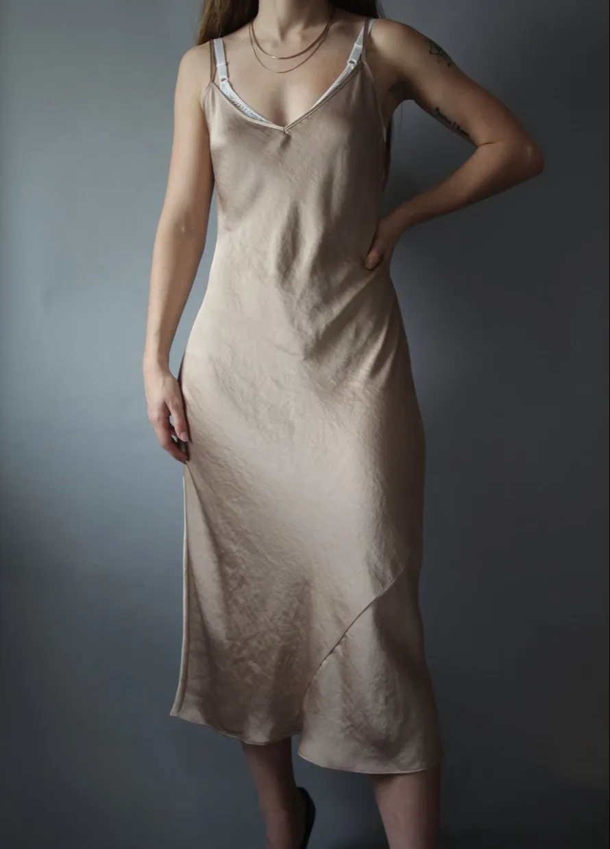 Artizia Champagne Slip Dress - S