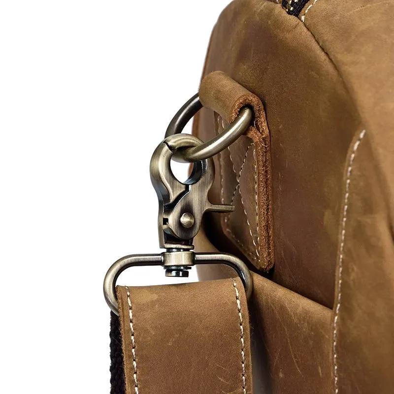 Bard Weekender Handmade Leather Duffle Bag