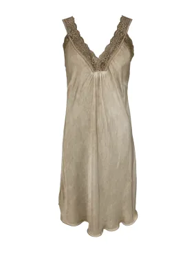 BCBEA slip dress VINTAGE DYED - Champagne