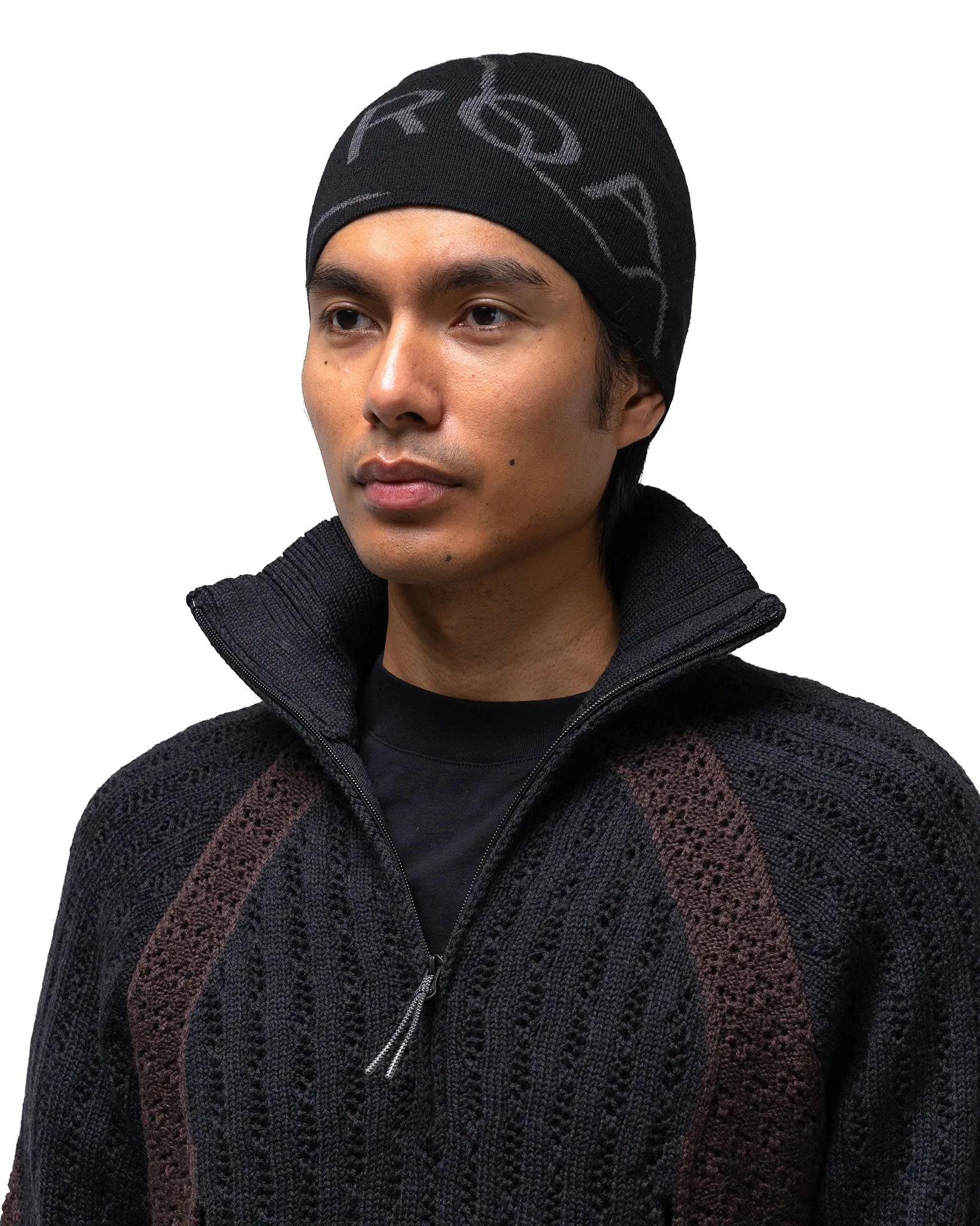 Beanie Logo Black