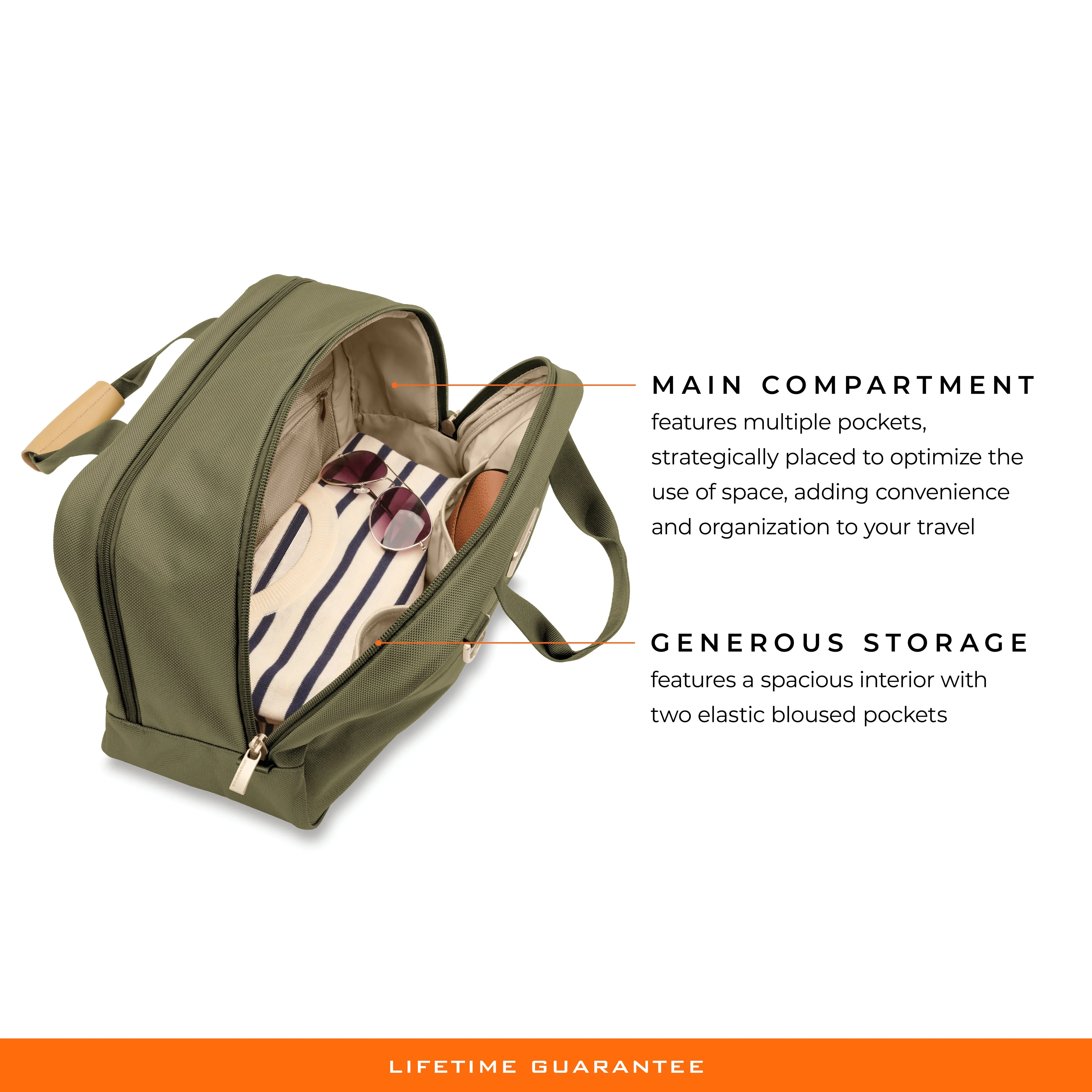 Briggs & Riley Baseline Executive Travel Duffle - Olive