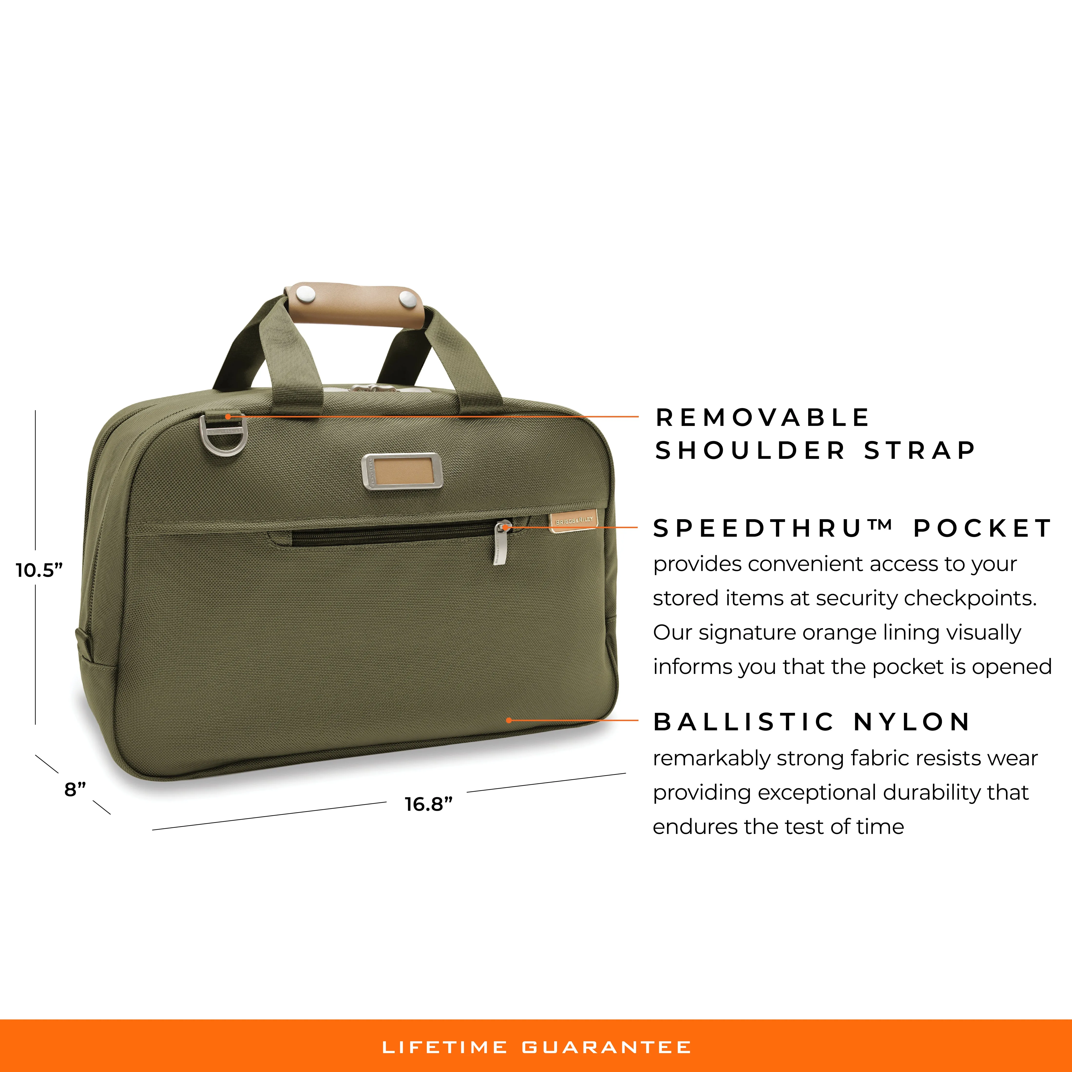 Briggs & Riley Baseline Executive Travel Duffle - Olive