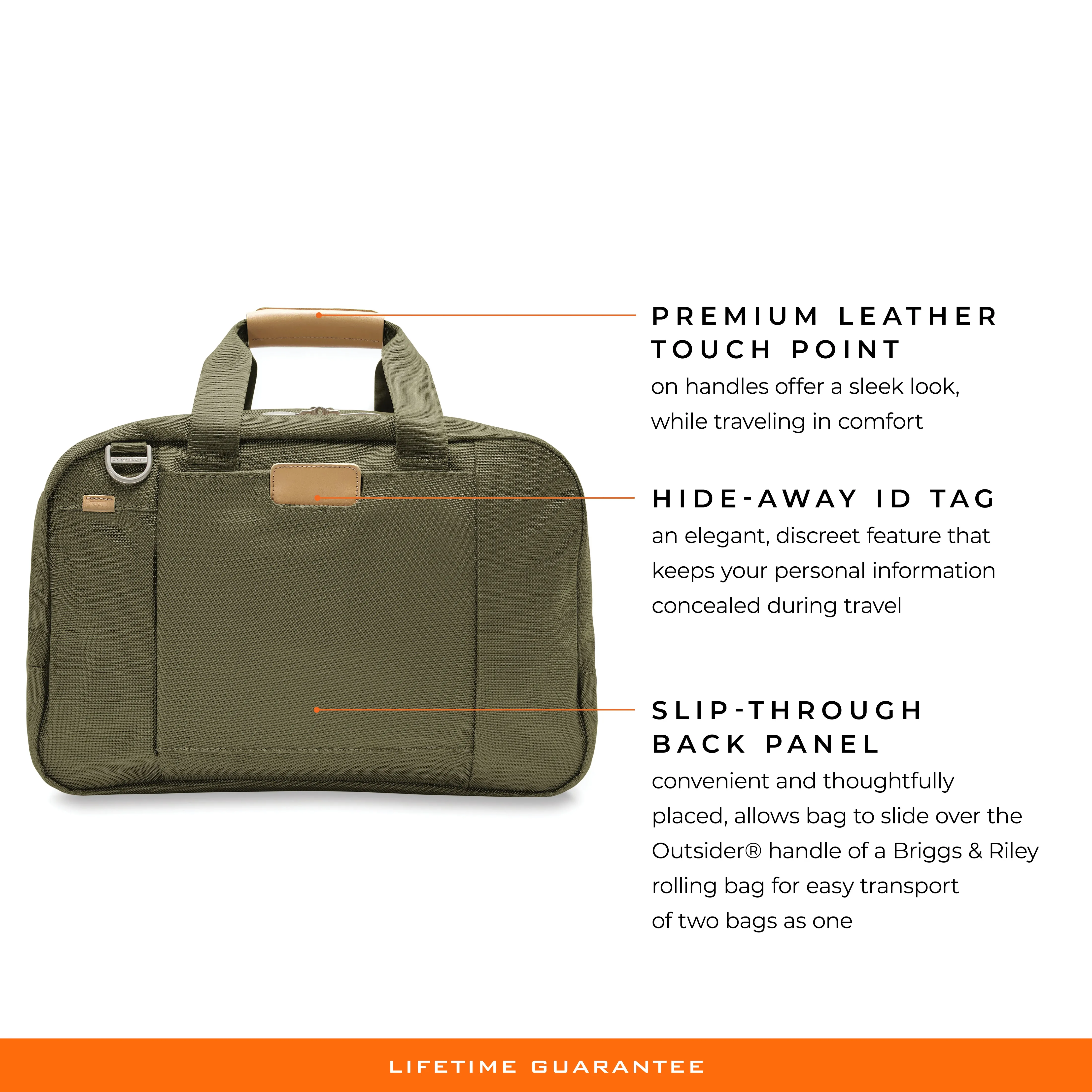 Briggs & Riley Baseline Executive Travel Duffle - Olive