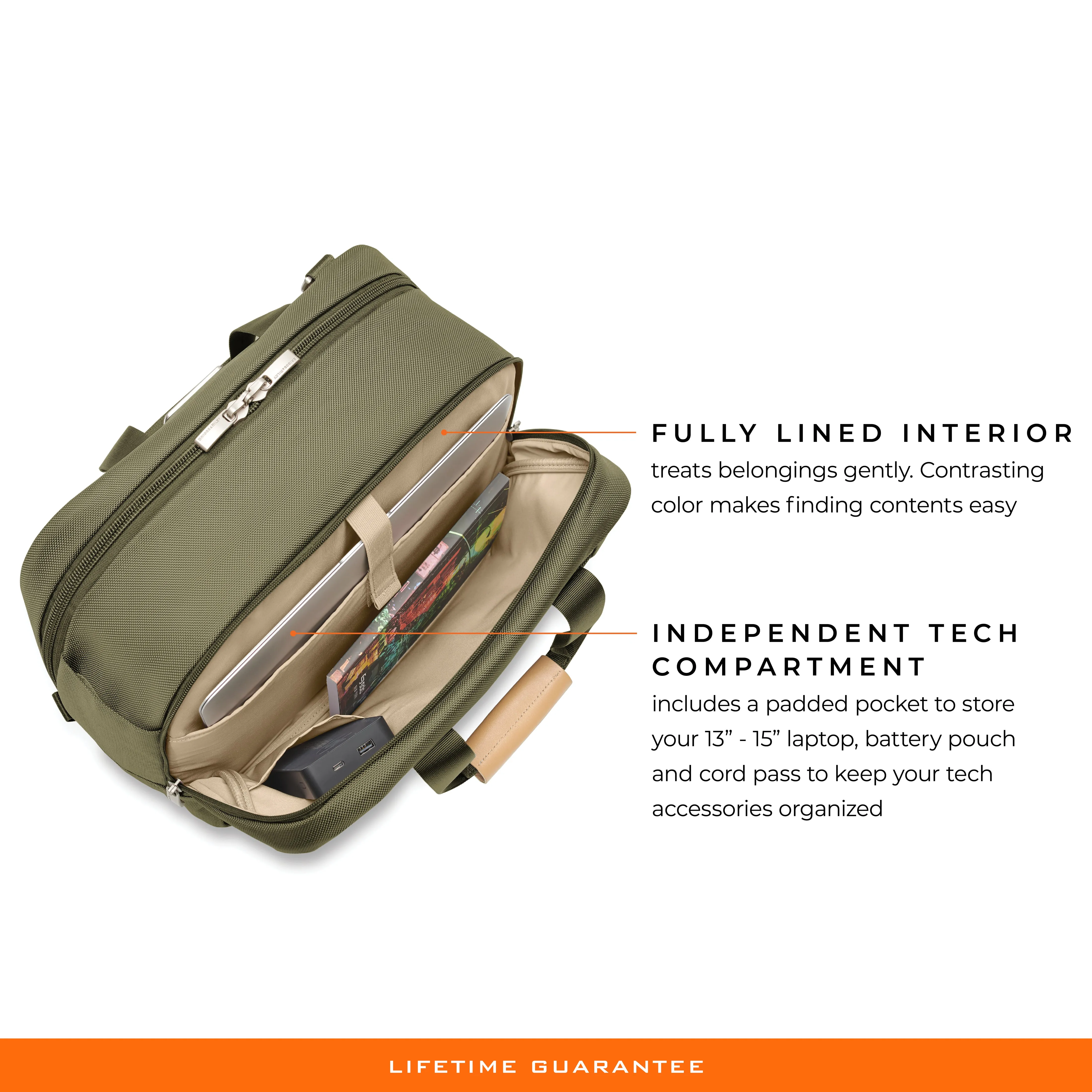 Briggs & Riley Baseline Executive Travel Duffle - Olive