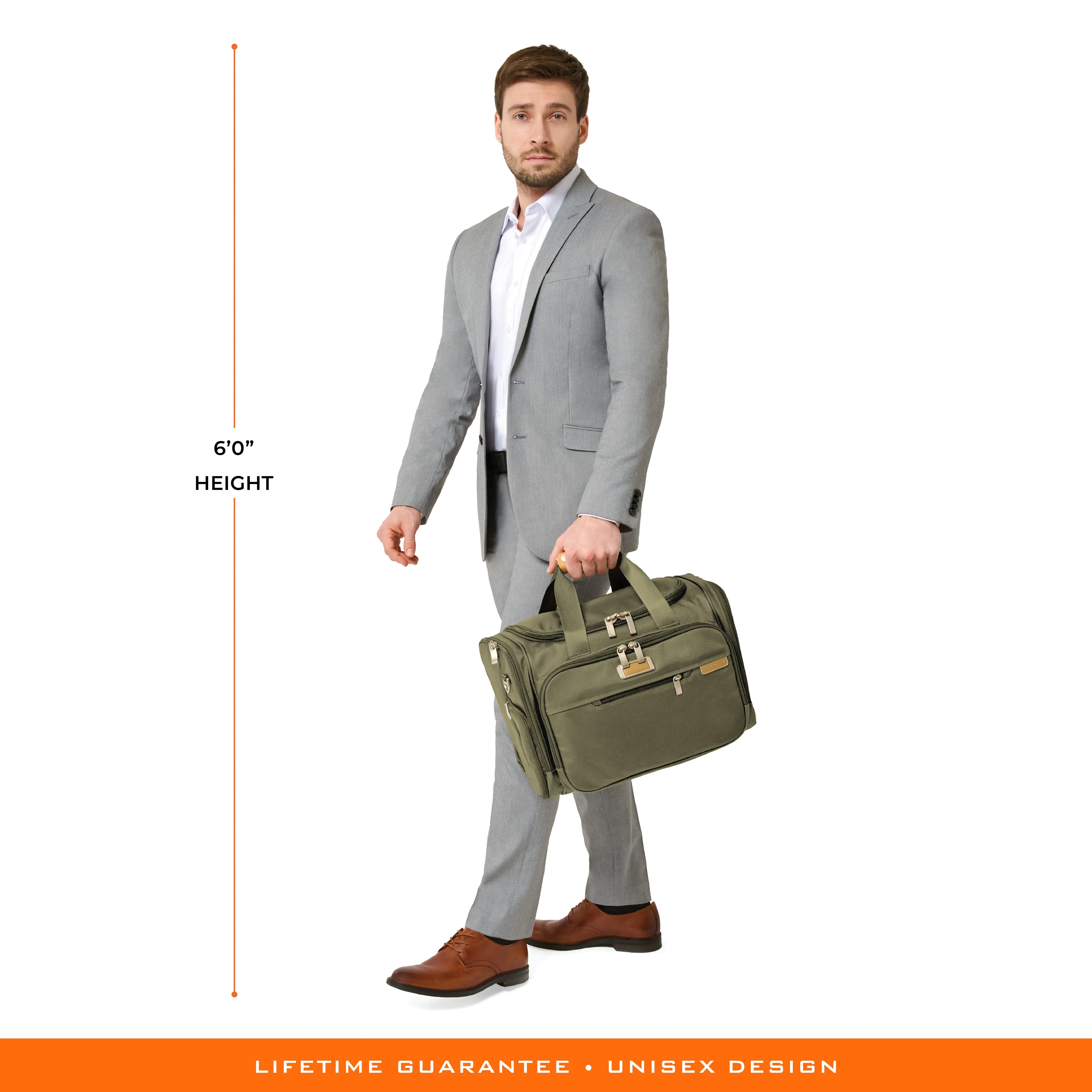 Briggs & Riley Baseline Under seat Duffle  - Olive