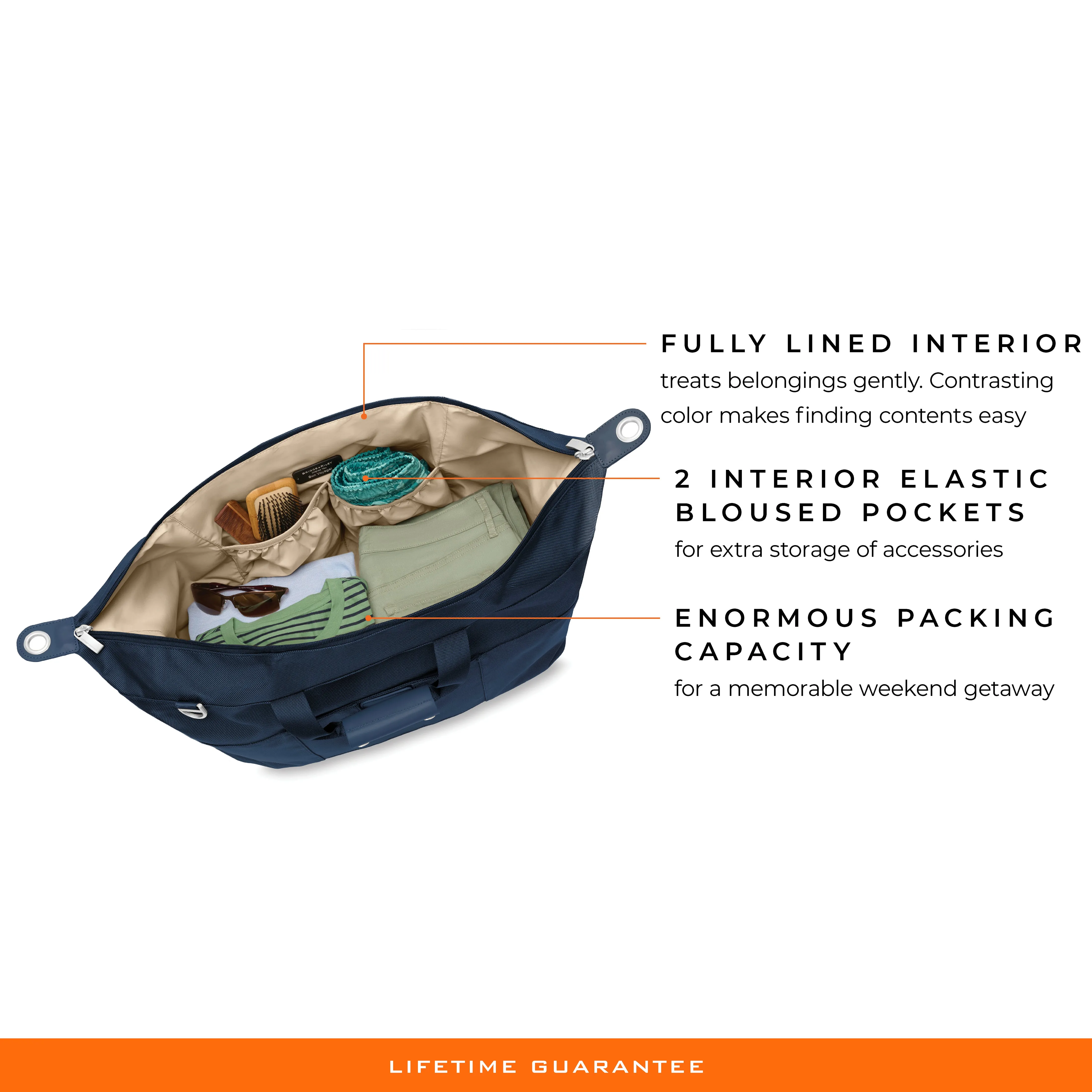 Briggs & Riley Baseline Weekender Duffle - Navy