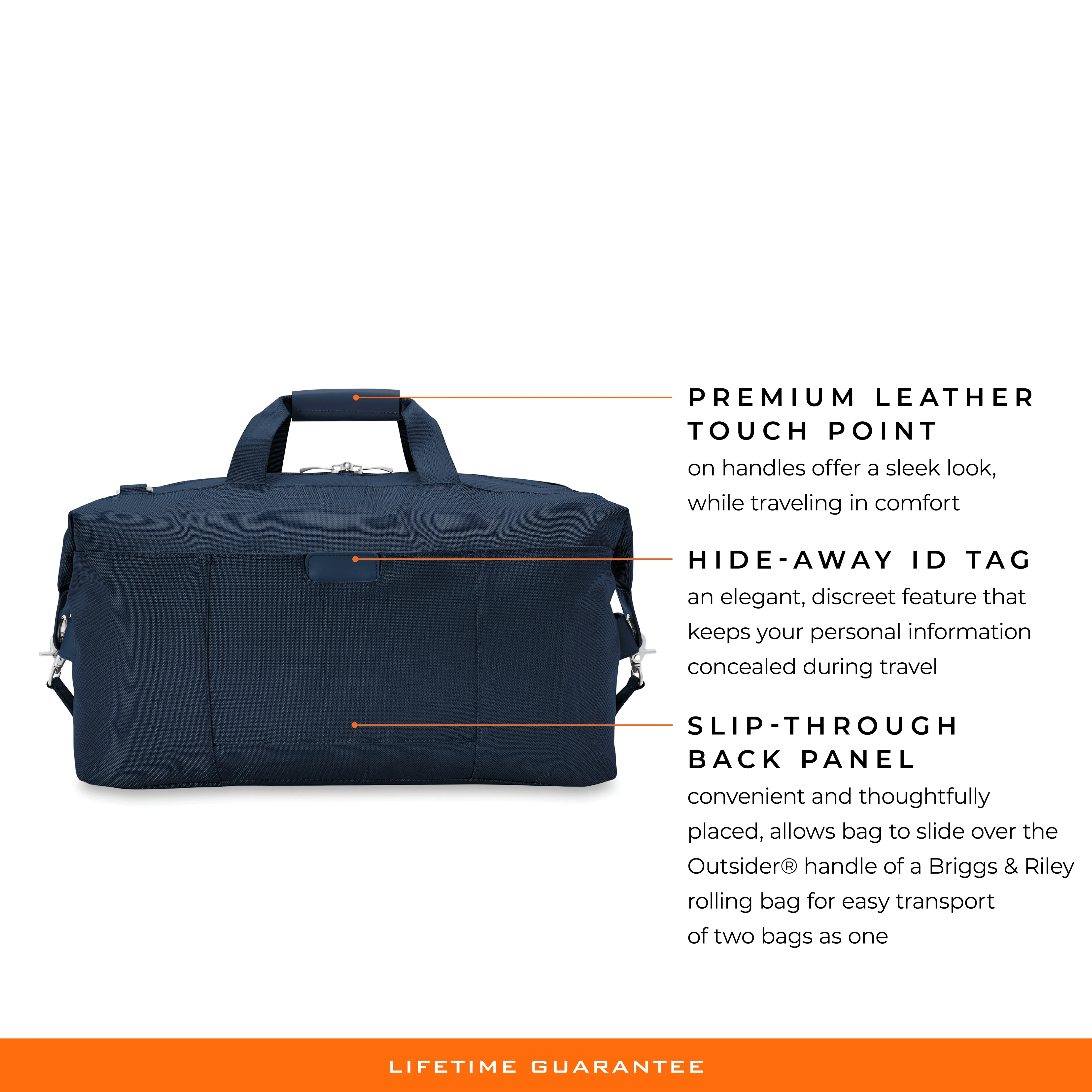 Briggs & Riley Baseline Weekender Duffle - Navy
