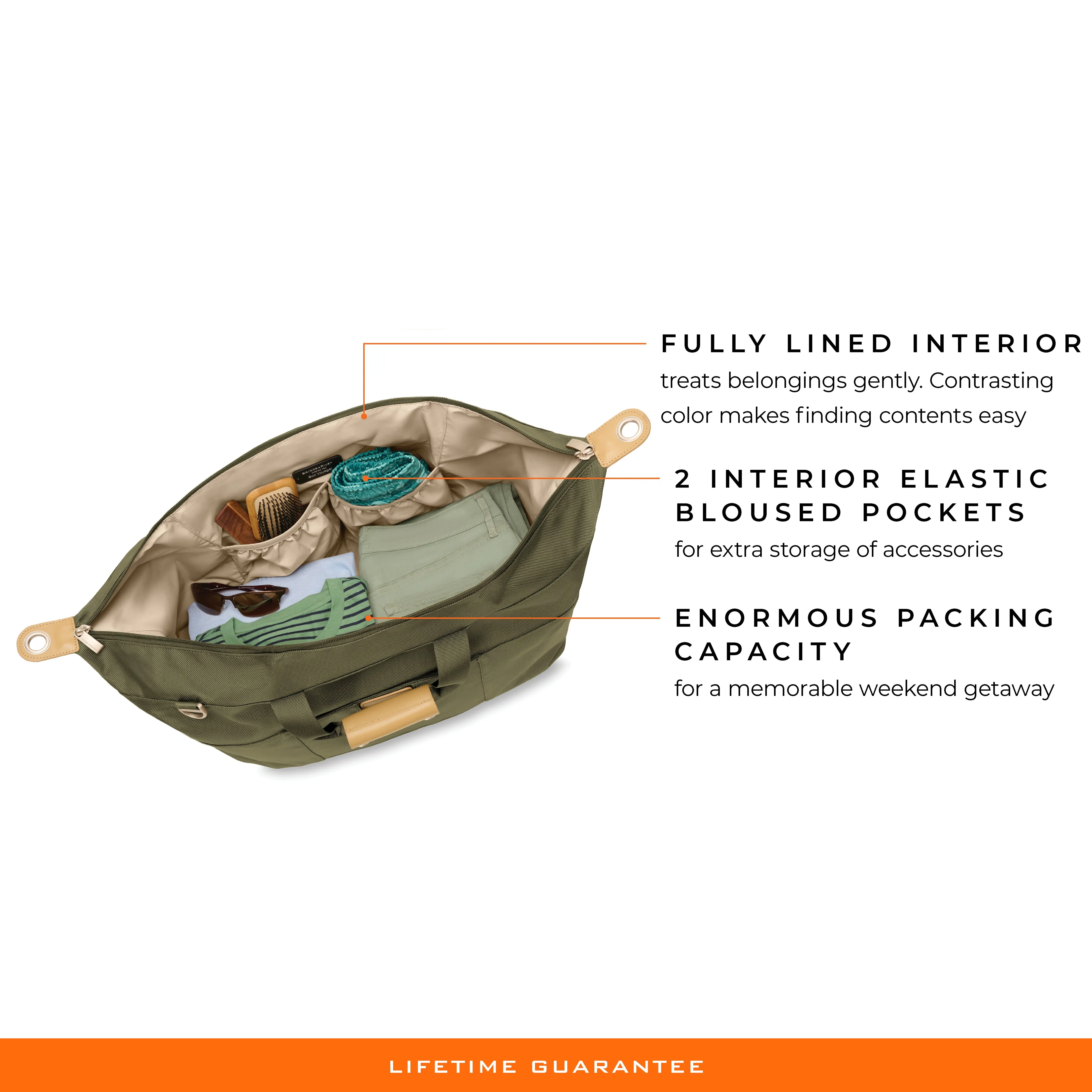 Briggs & Riley Baseline Weekender Duffle - Olive