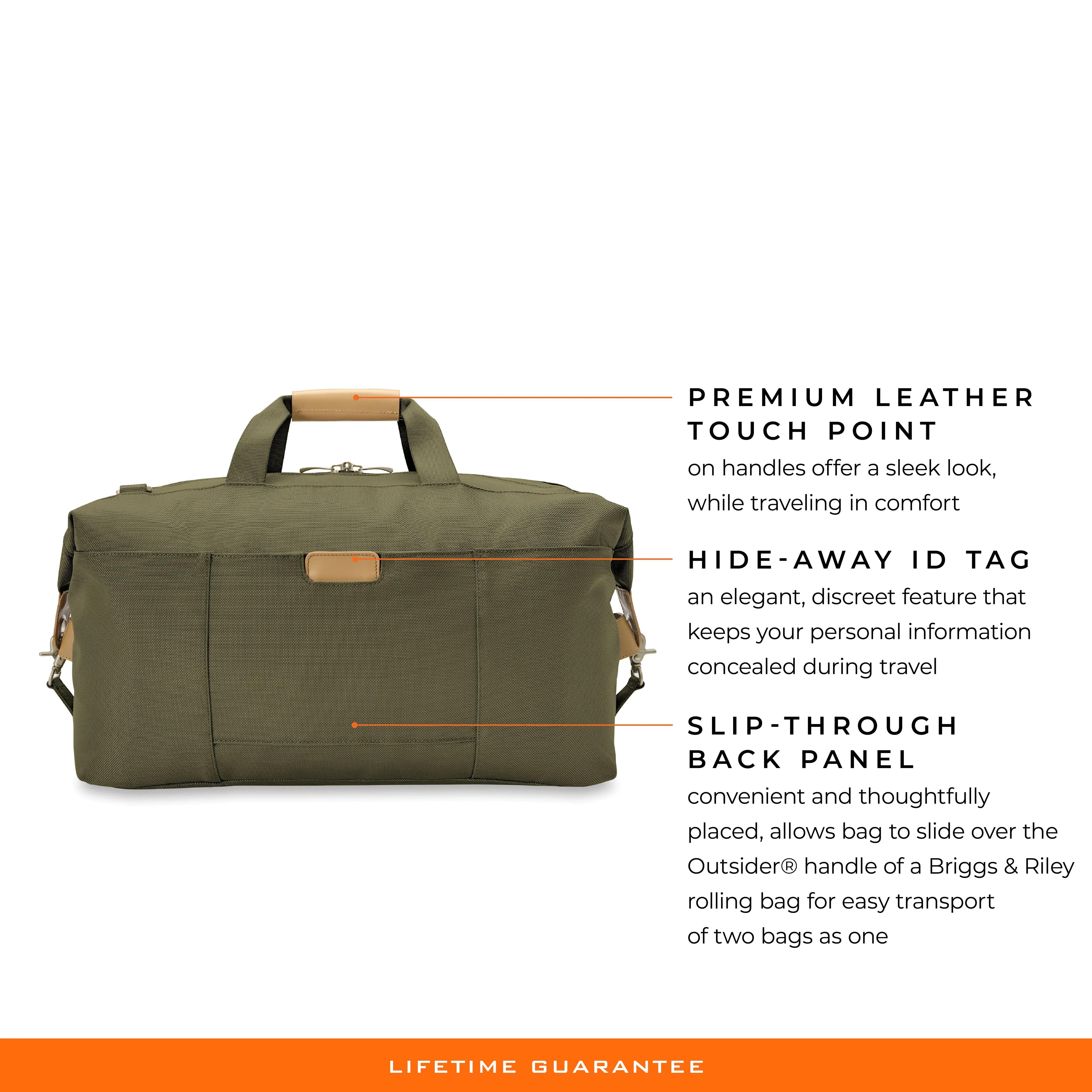 Briggs & Riley Baseline Weekender Duffle - Olive