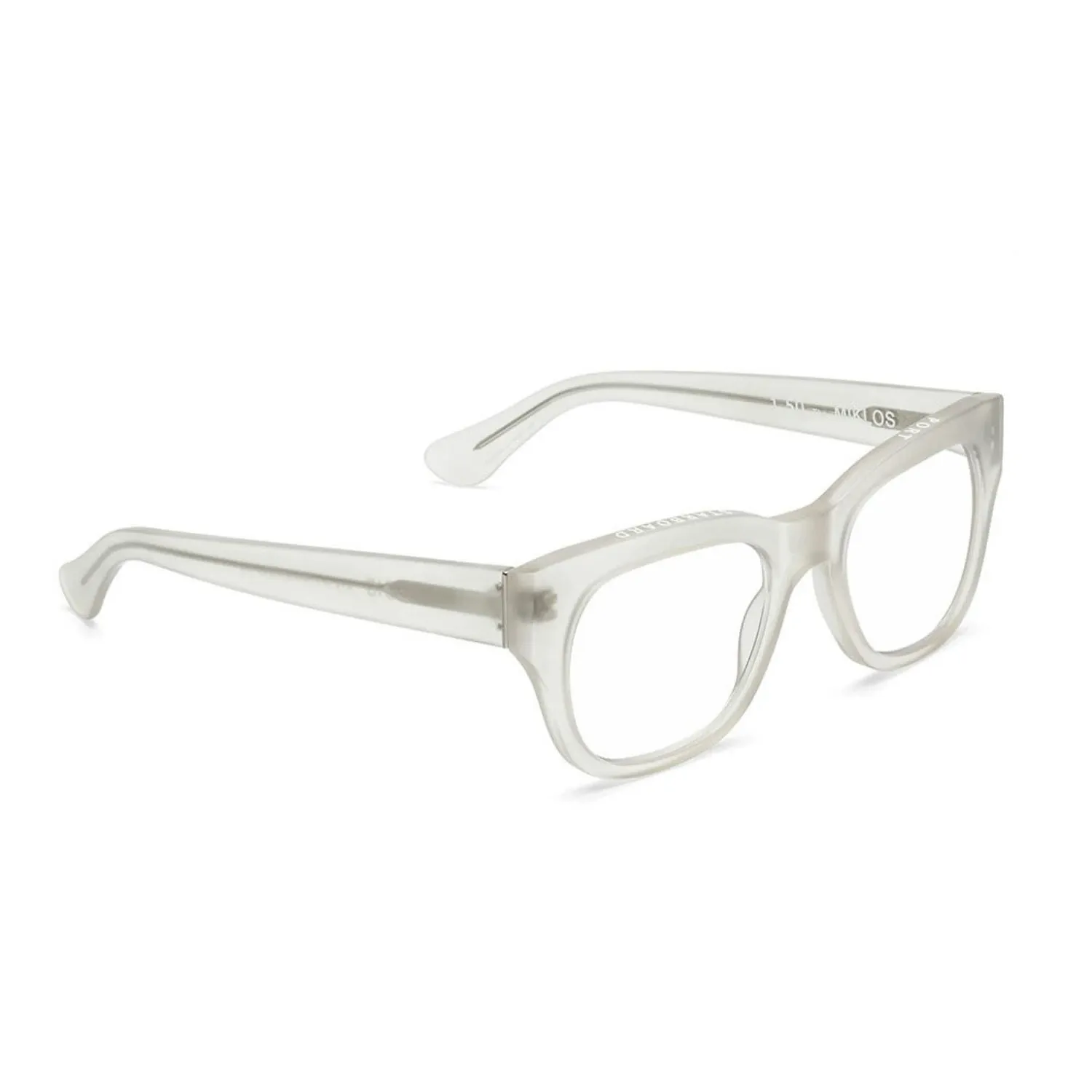 caddis | reading glasses | miklos fog matte clear - LC