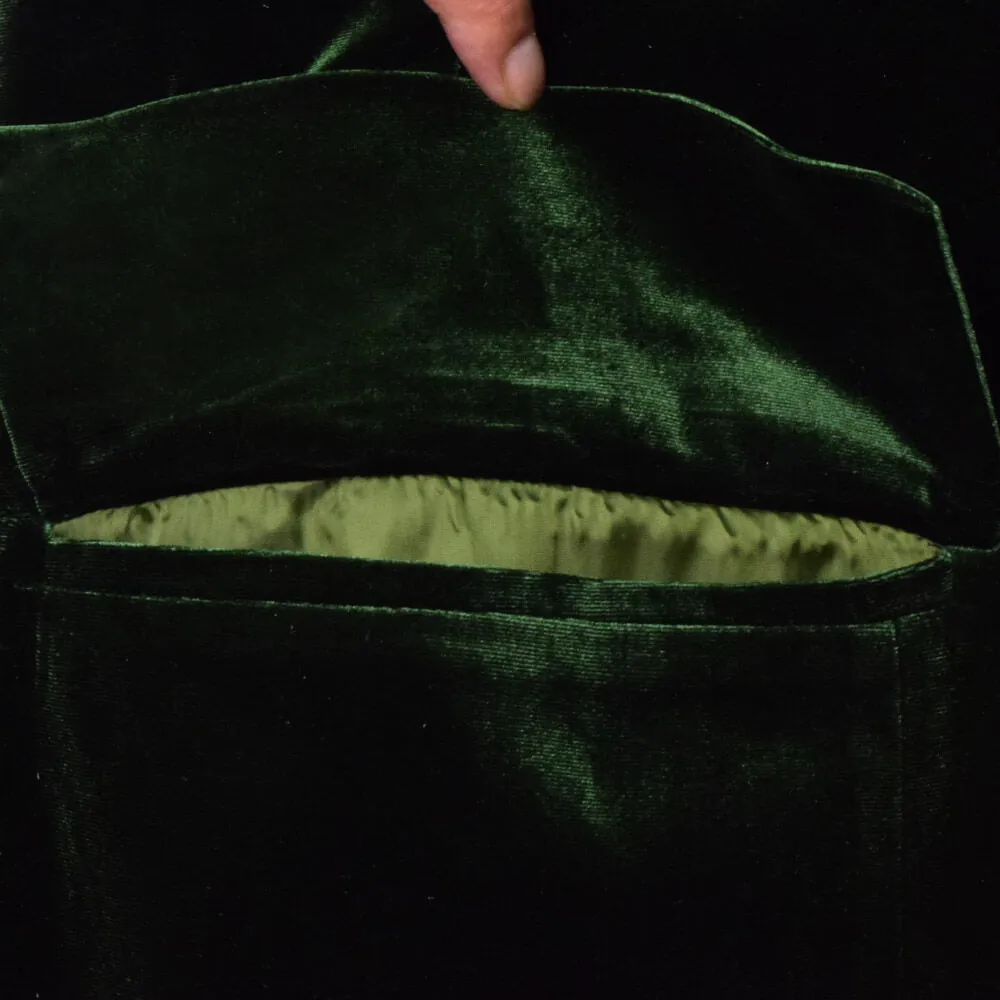 Doctor Who Eighth 8th Velvet Dark Green Coat Cosplay Costume Ideas