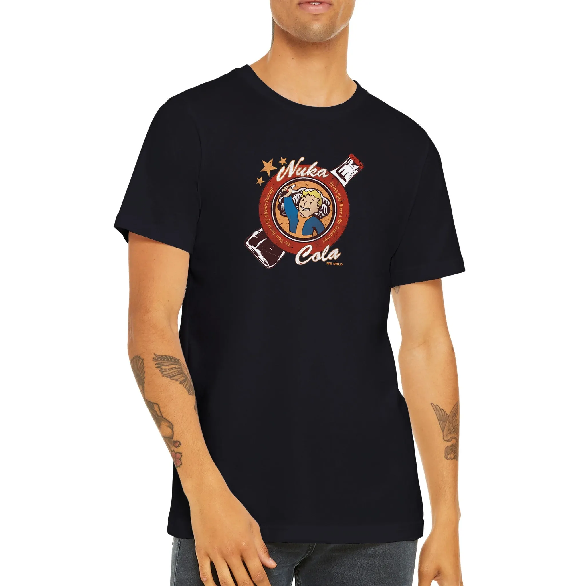 Fallout T-shirt - Nuka Cola Distorted Artwork - Premium Unisex T-shirt