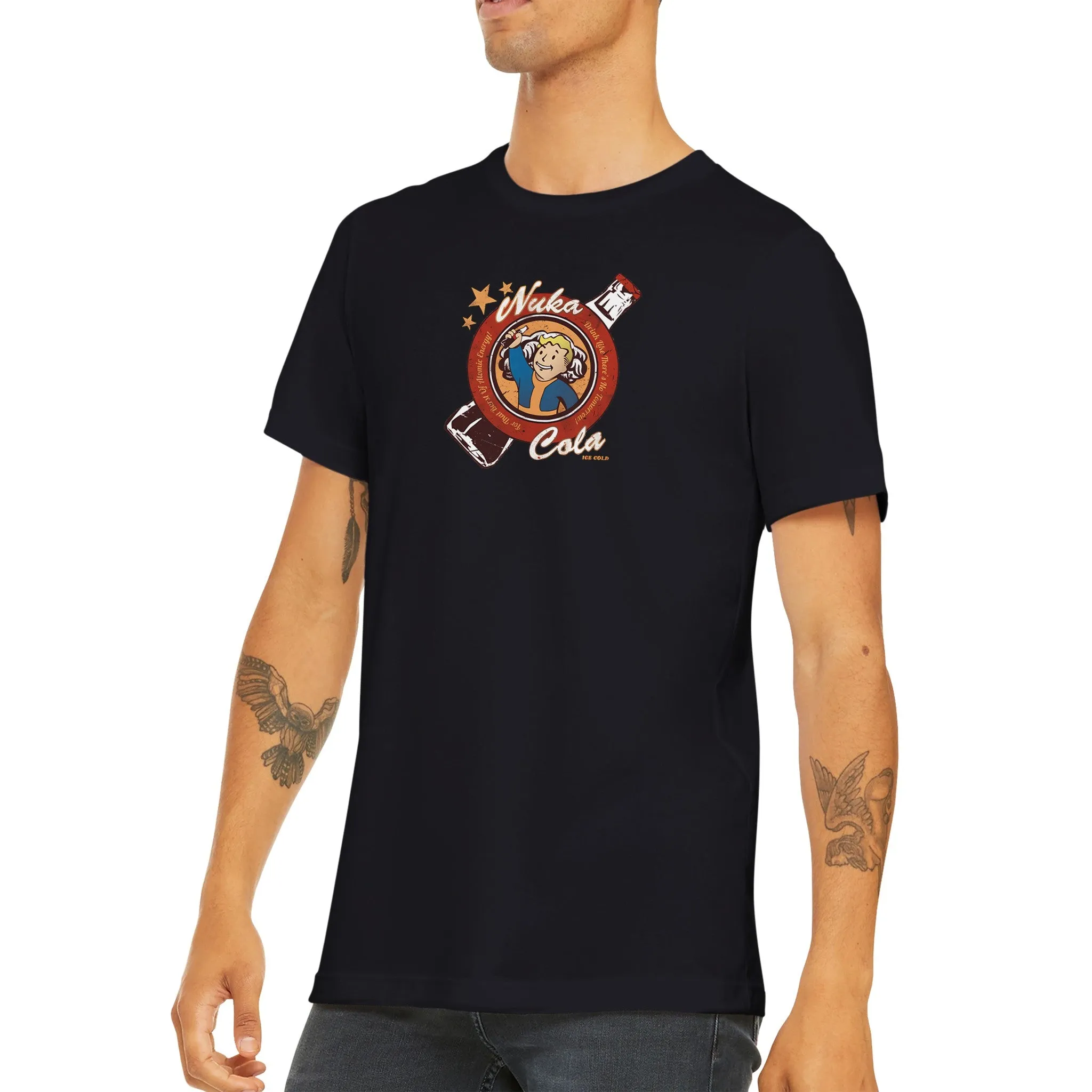 Fallout T-shirt - Nuka Cola Distorted Artwork - Premium Unisex T-shirt