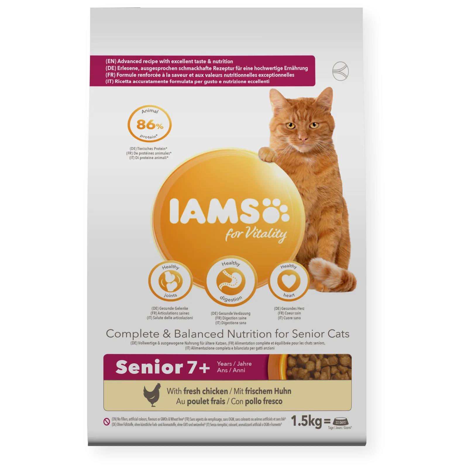 Iams for Vitality Senior Fresh Chicken