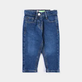 Infant Girls Denim Stretch Denim Pant Basic-Mid Blue