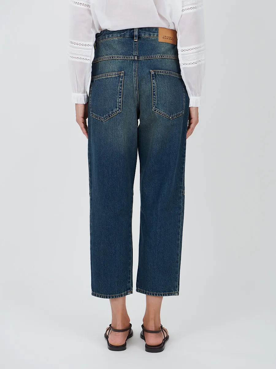 Janet Jeans in Faded Blue