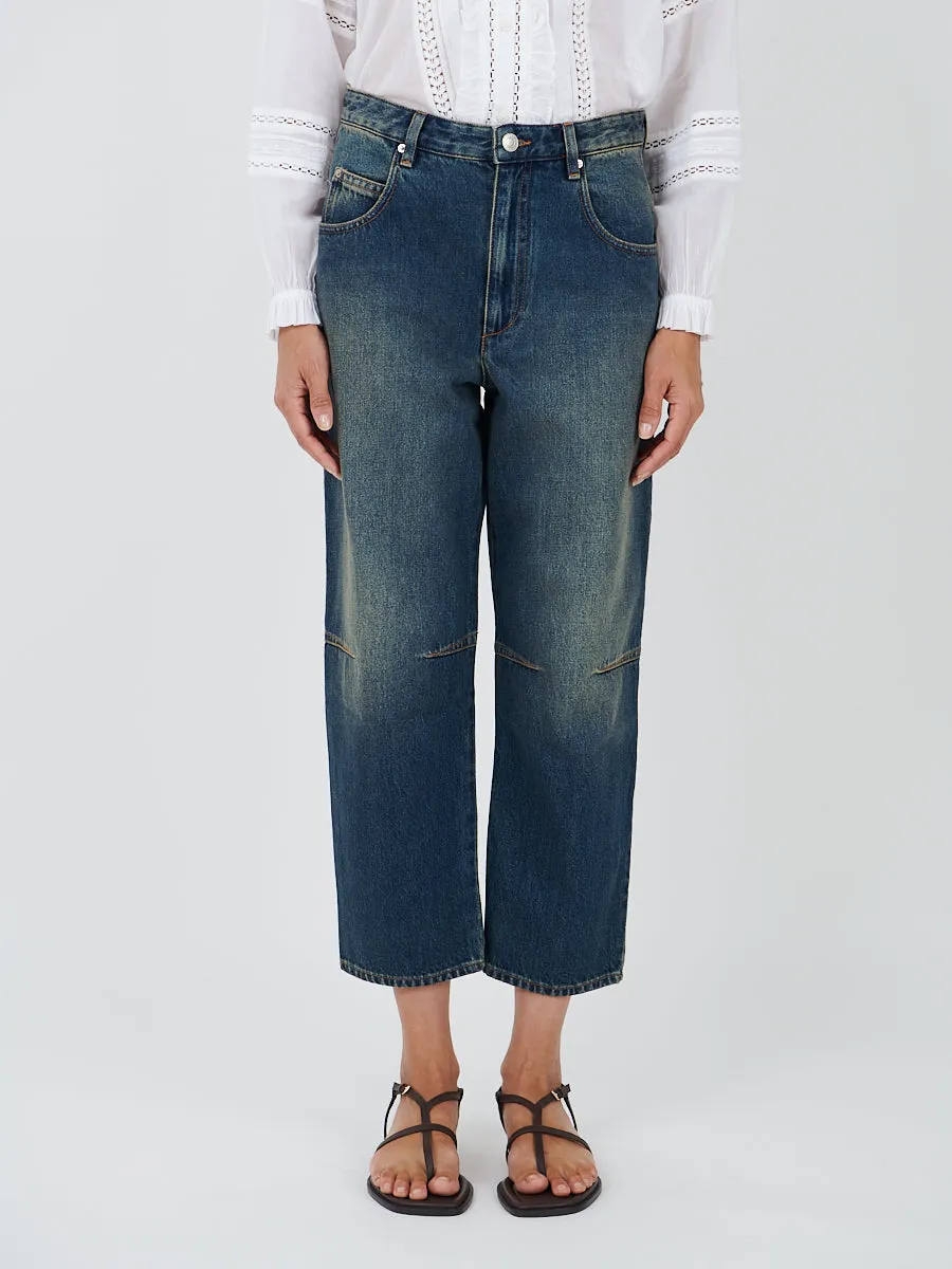 Janet Jeans in Faded Blue