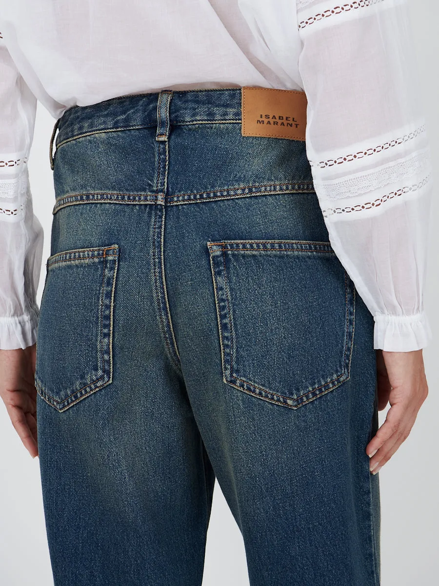 Janet Jeans in Faded Blue