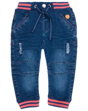Jeans Robbie Bebé Denim azul Black and Blue