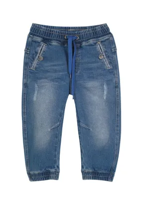 Jeans Rocker Jr. Bebé Denim celeste Black and Blue