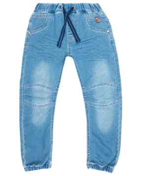 Jeans Troy Niño Denim celeste Black and Blue