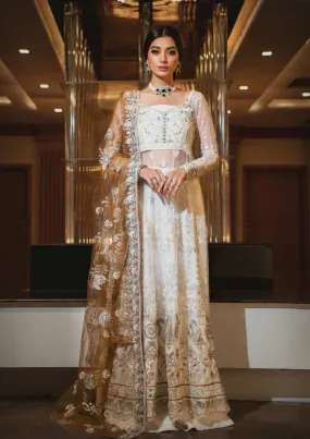 Latest Pakistani Pishwas Dress in White Shade #PF364