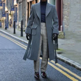 Men's Casual  Long Trench Coat