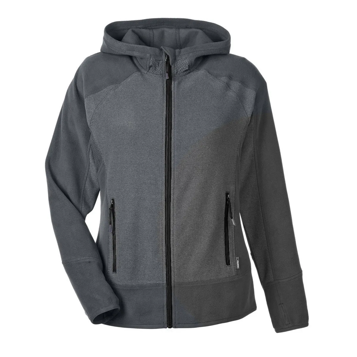North End Women's Carbon/Black Polartec Active Jacket