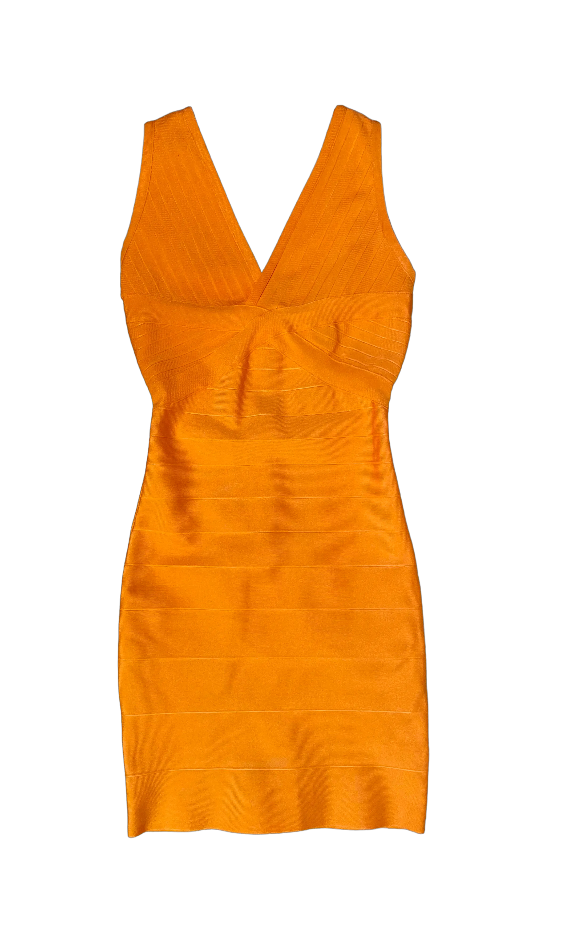 Orange Bandage Y2K Dress