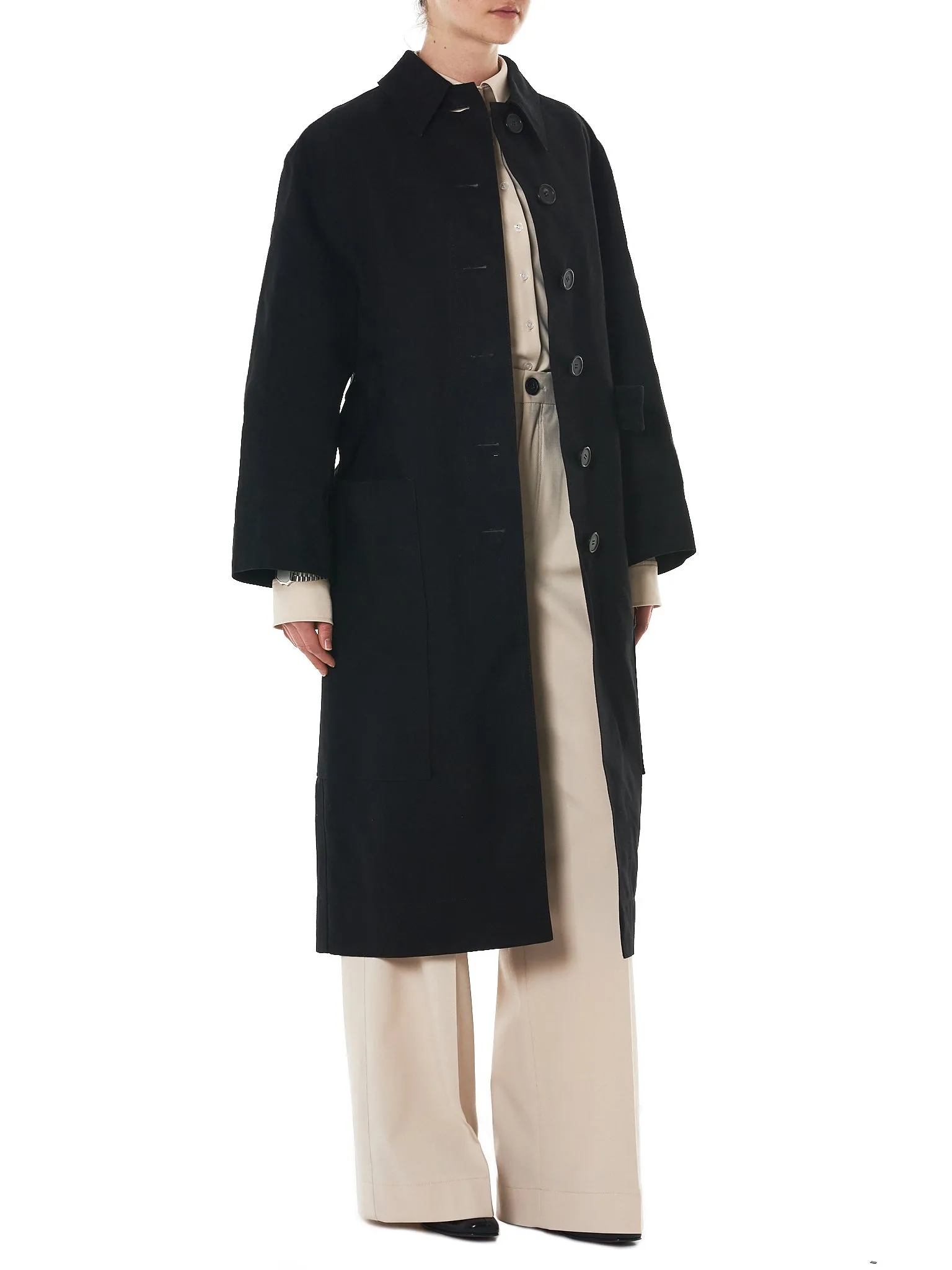 Oversized Duster Coat (C007-SC-BLACK)