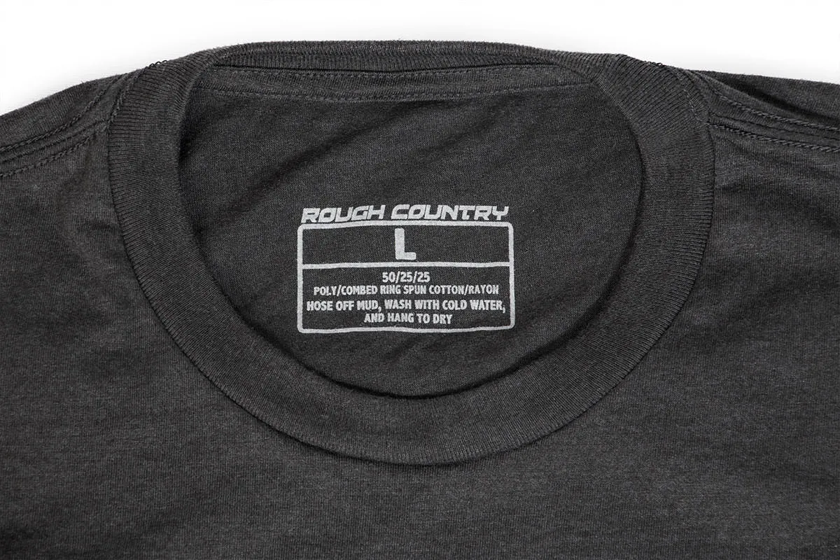 Rough Country T-Shirt - Horizontal Tread - Grey - LG