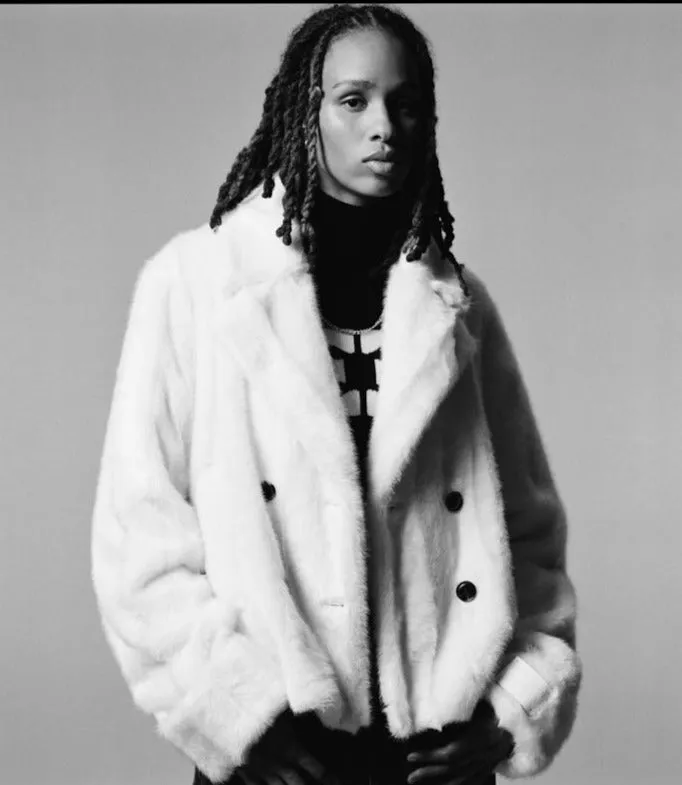 Short Mink Faux Fur Coat