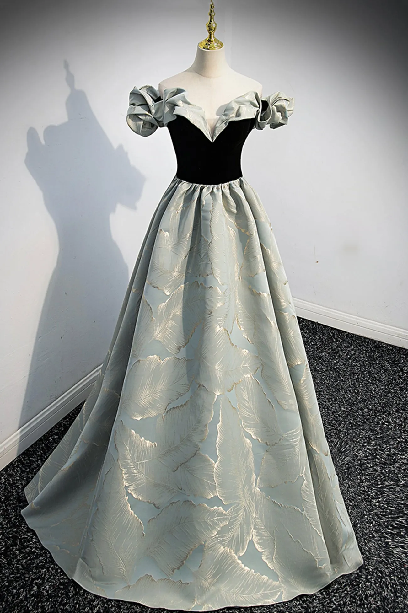 Stylish Satin Floor Length Prom Dress
