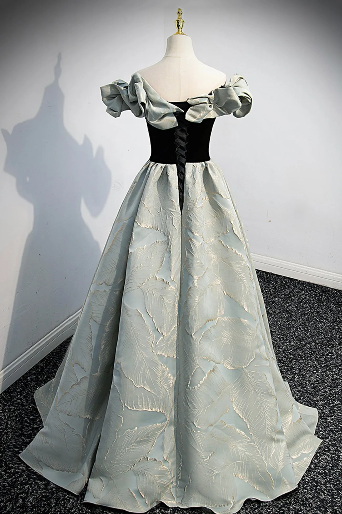 Stylish Satin Floor Length Prom Dress