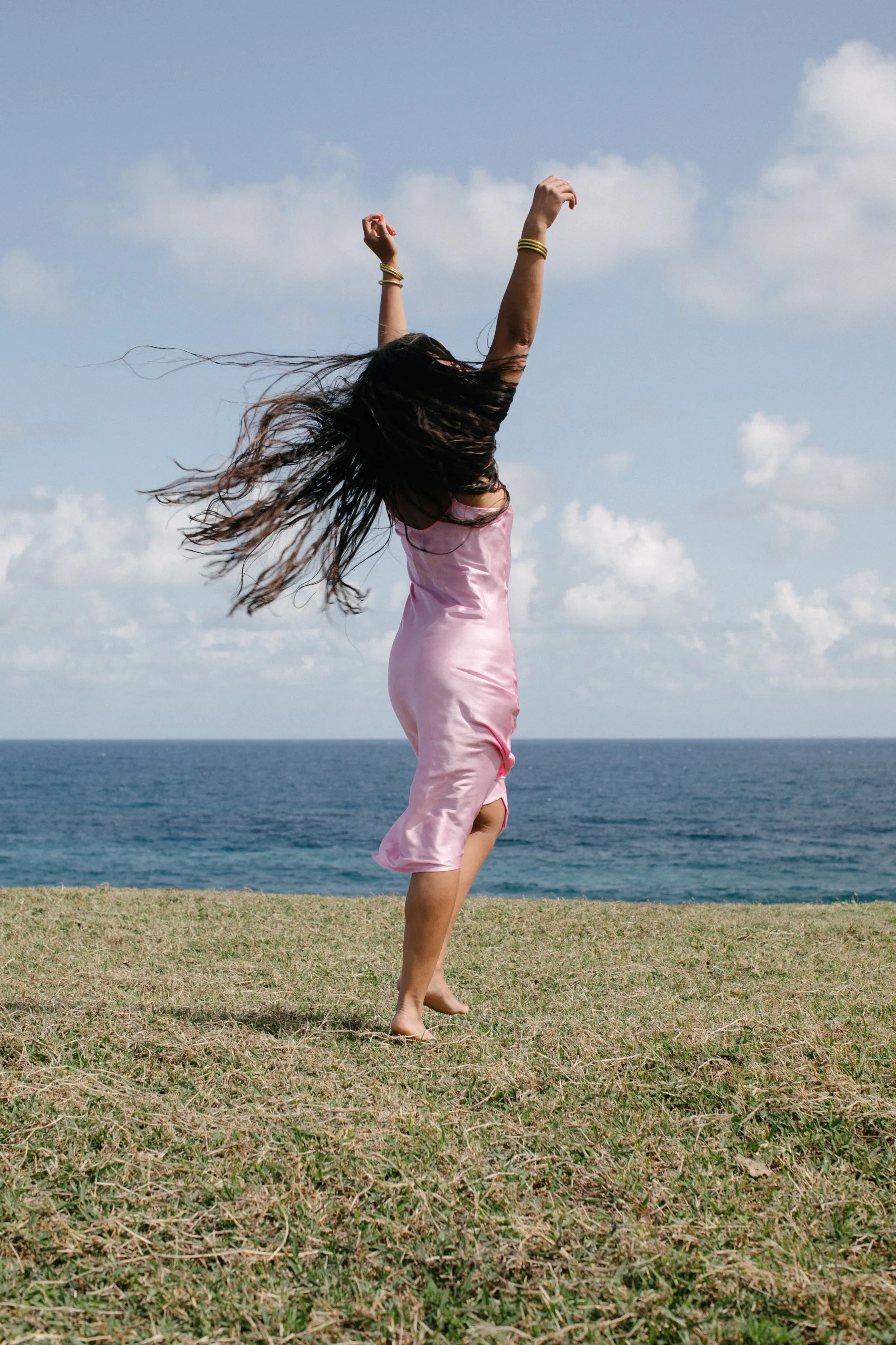 The Prairie Sundrop Slip Dress in Pink Cosmo