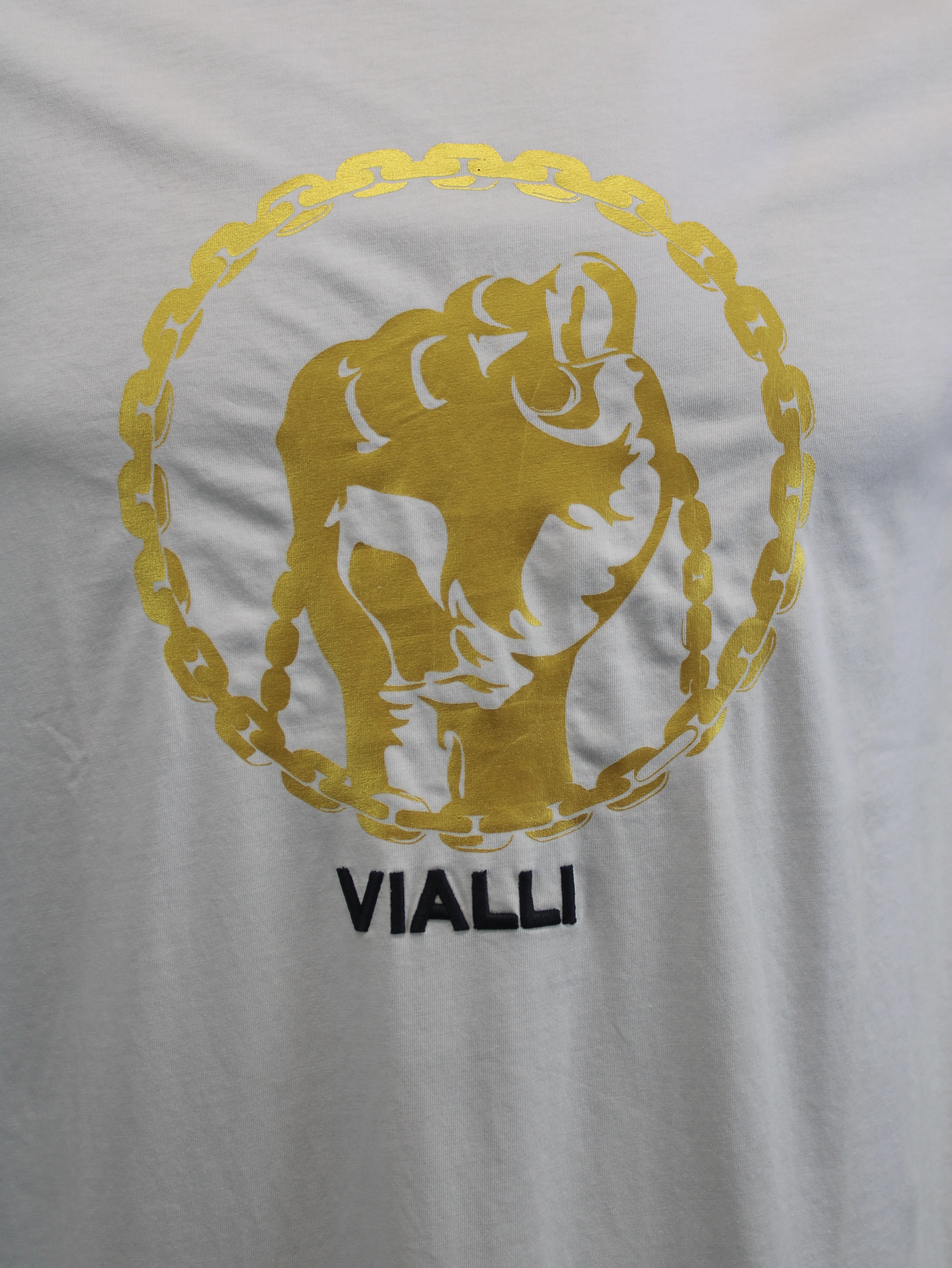Vialli Vond White Nguni Traditional Zulu T-Shirt