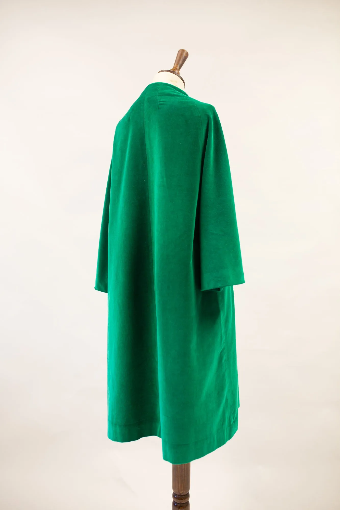 Vintage 1950s Green Velvet Coat