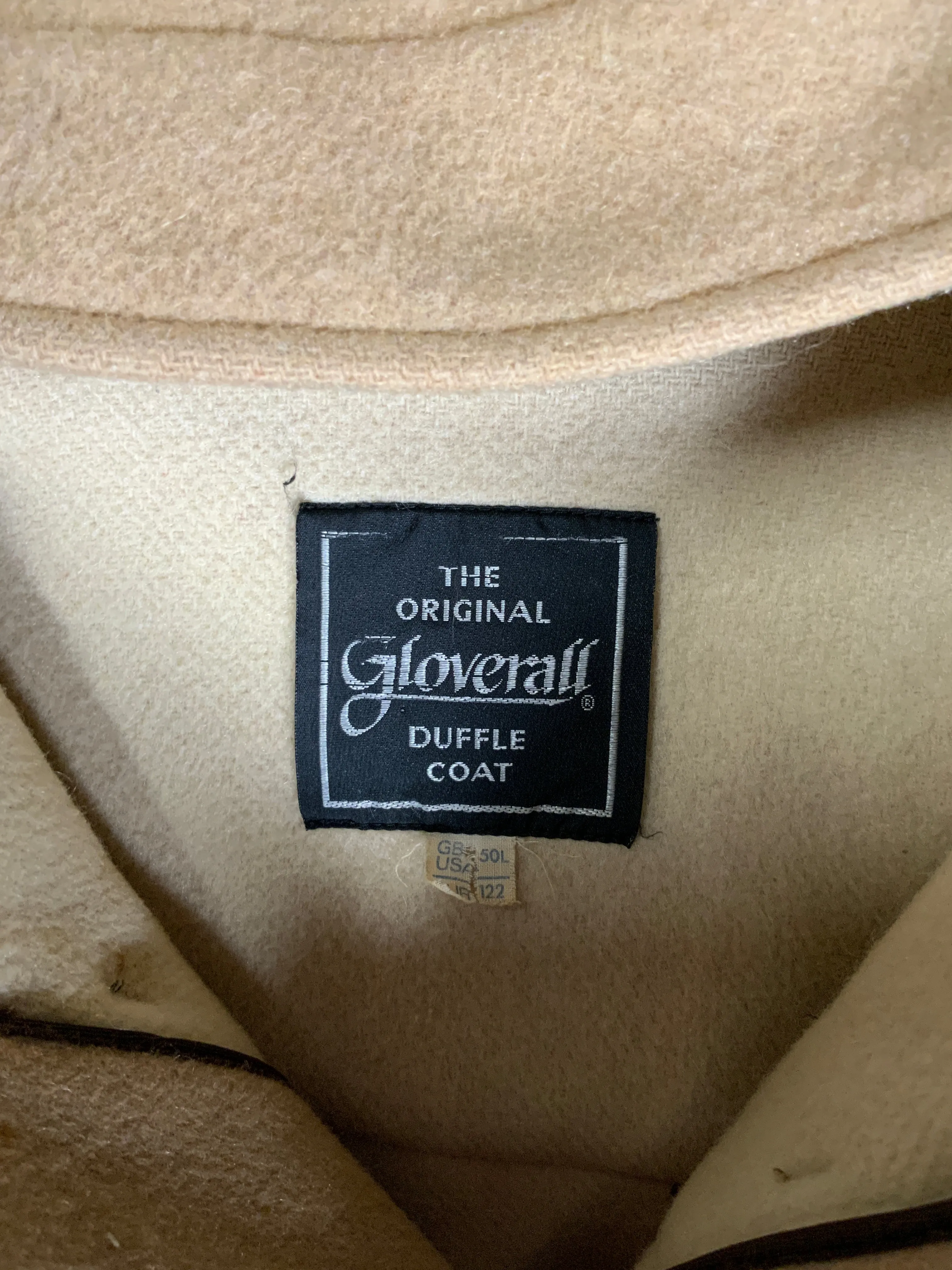 Vintage Gloverall Tan Wool Duffle Coat SOLD