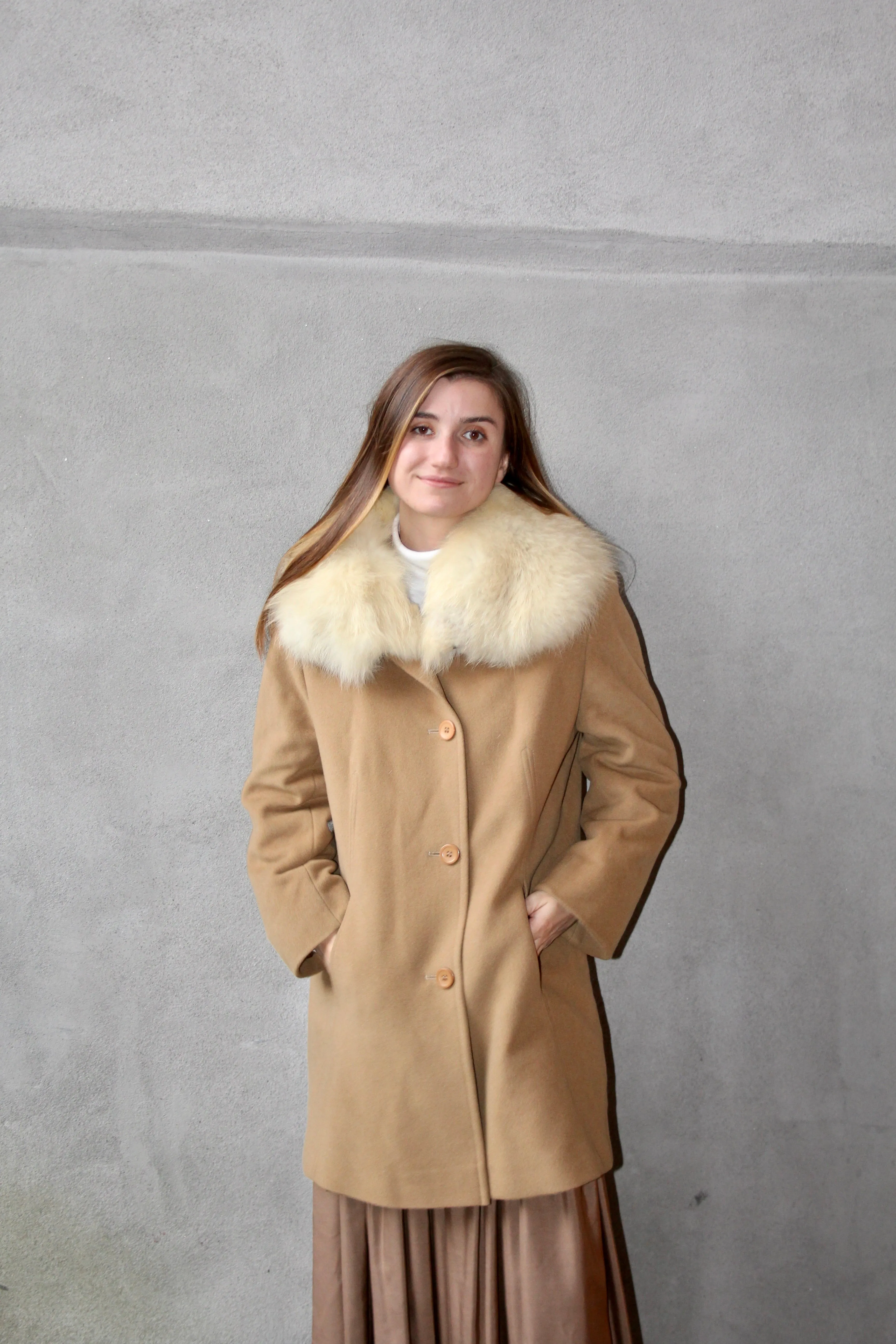 Vintage Holt Renfrew Cashmere & Wool Jacket S/M