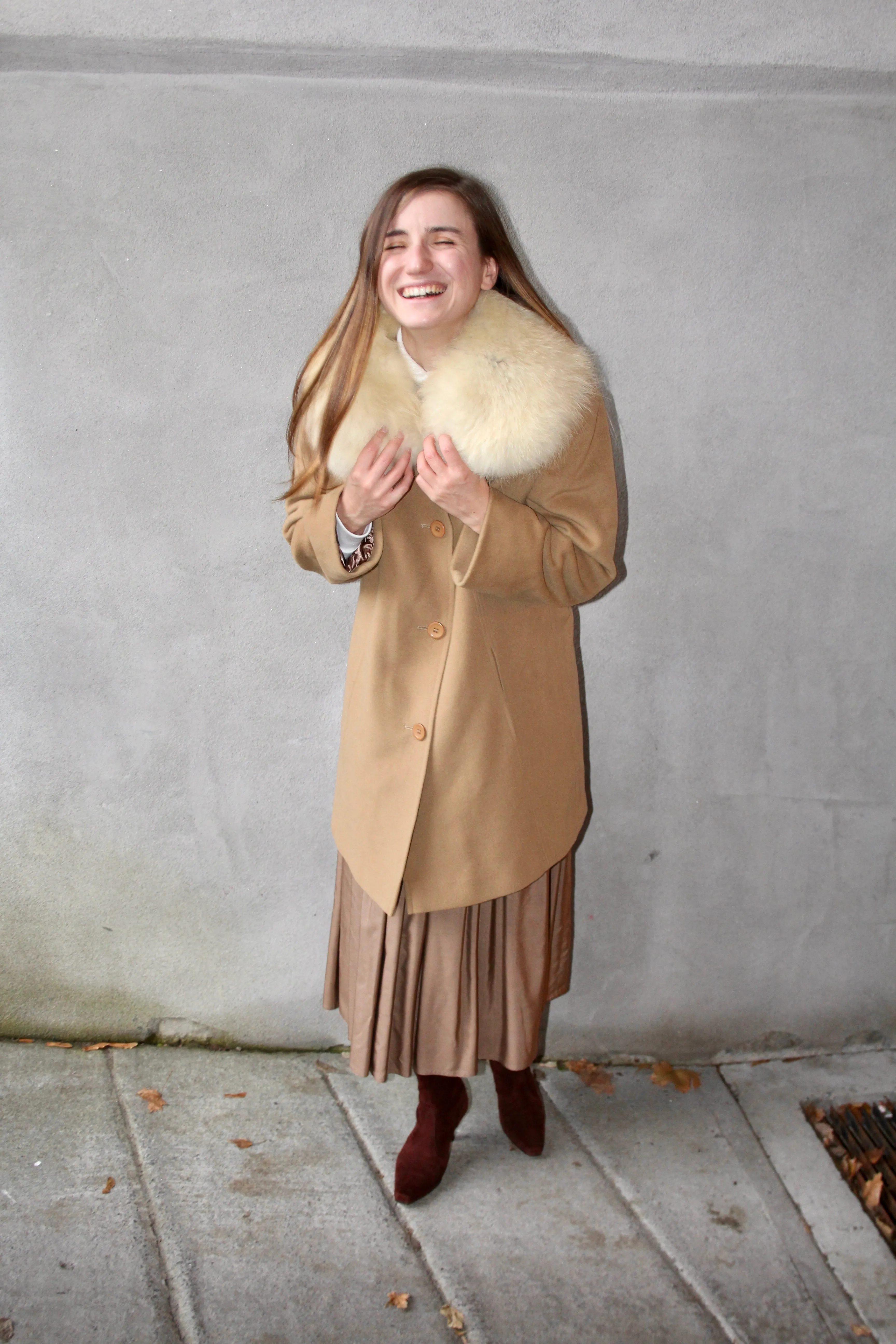 Vintage Holt Renfrew Cashmere & Wool Jacket S/M