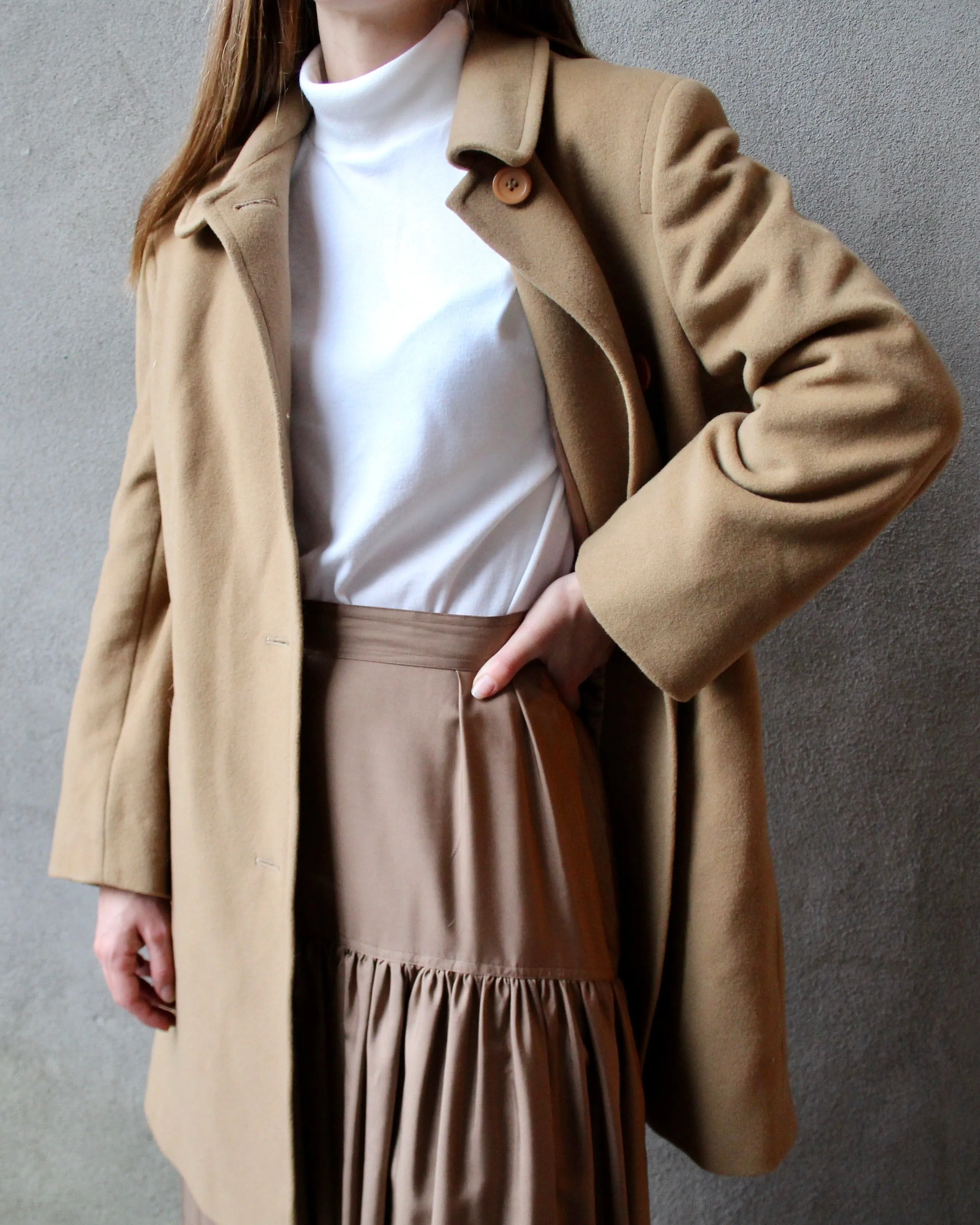 Vintage Holt Renfrew Cashmere & Wool Jacket S/M