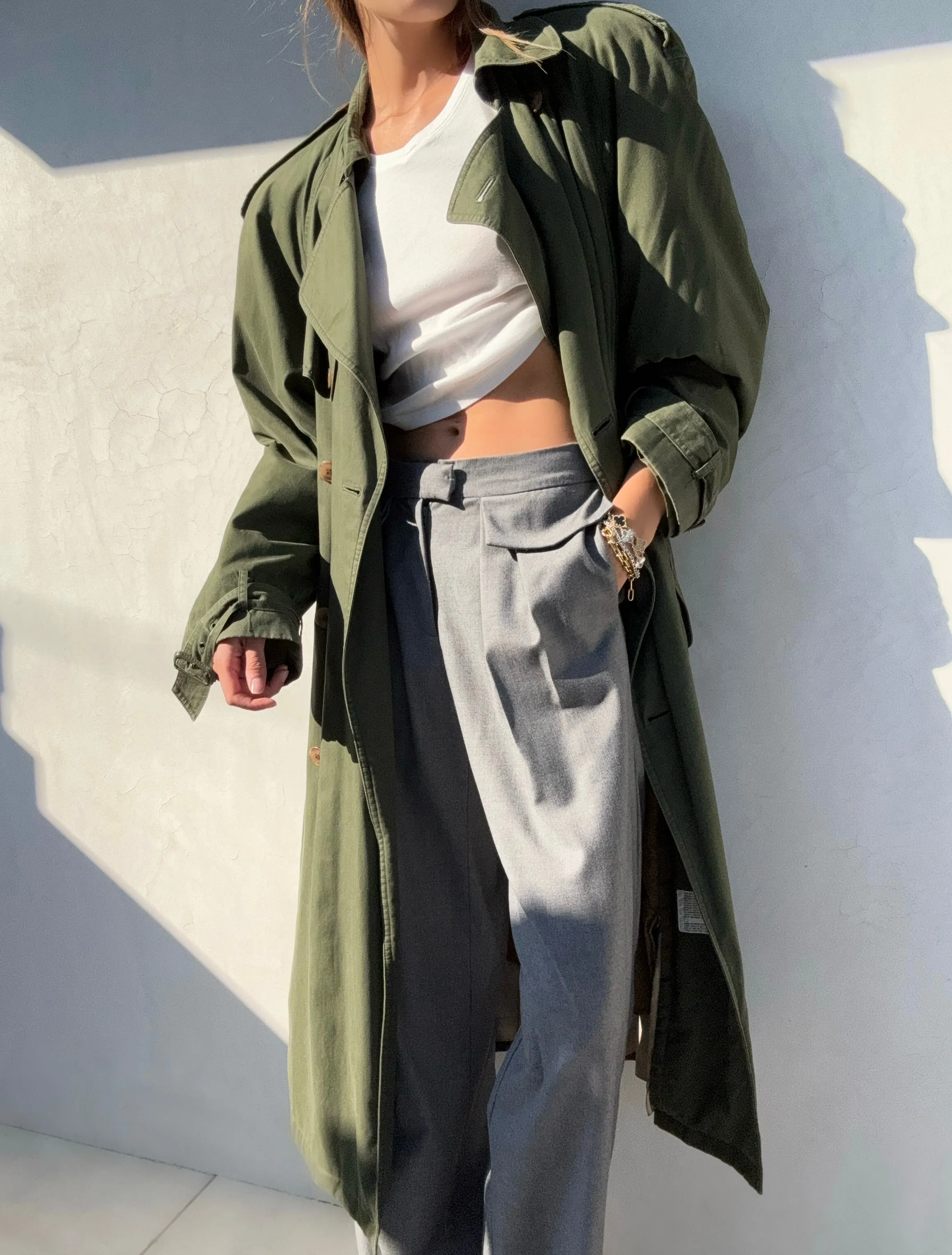 Vintage Yves Saint Laurent Trench Coat
