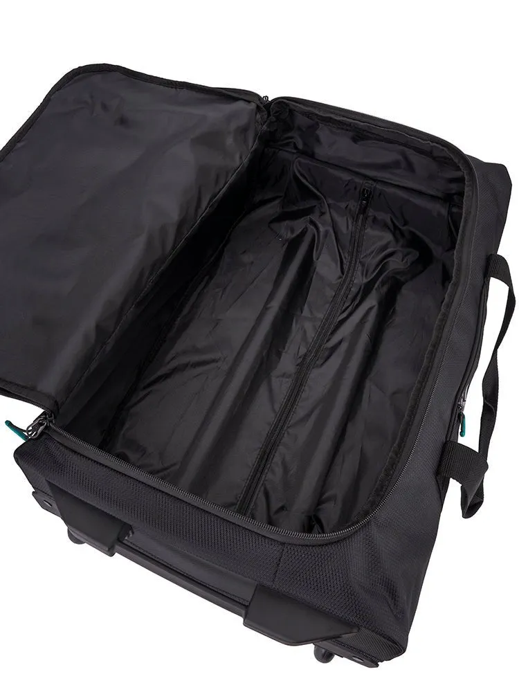 Voyager Trek Medium 2-Wheel Trolley Duffel | Black
