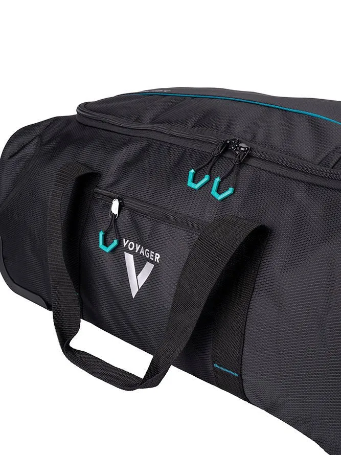 Voyager Trek Medium 2-Wheel Trolley Duffel | Black