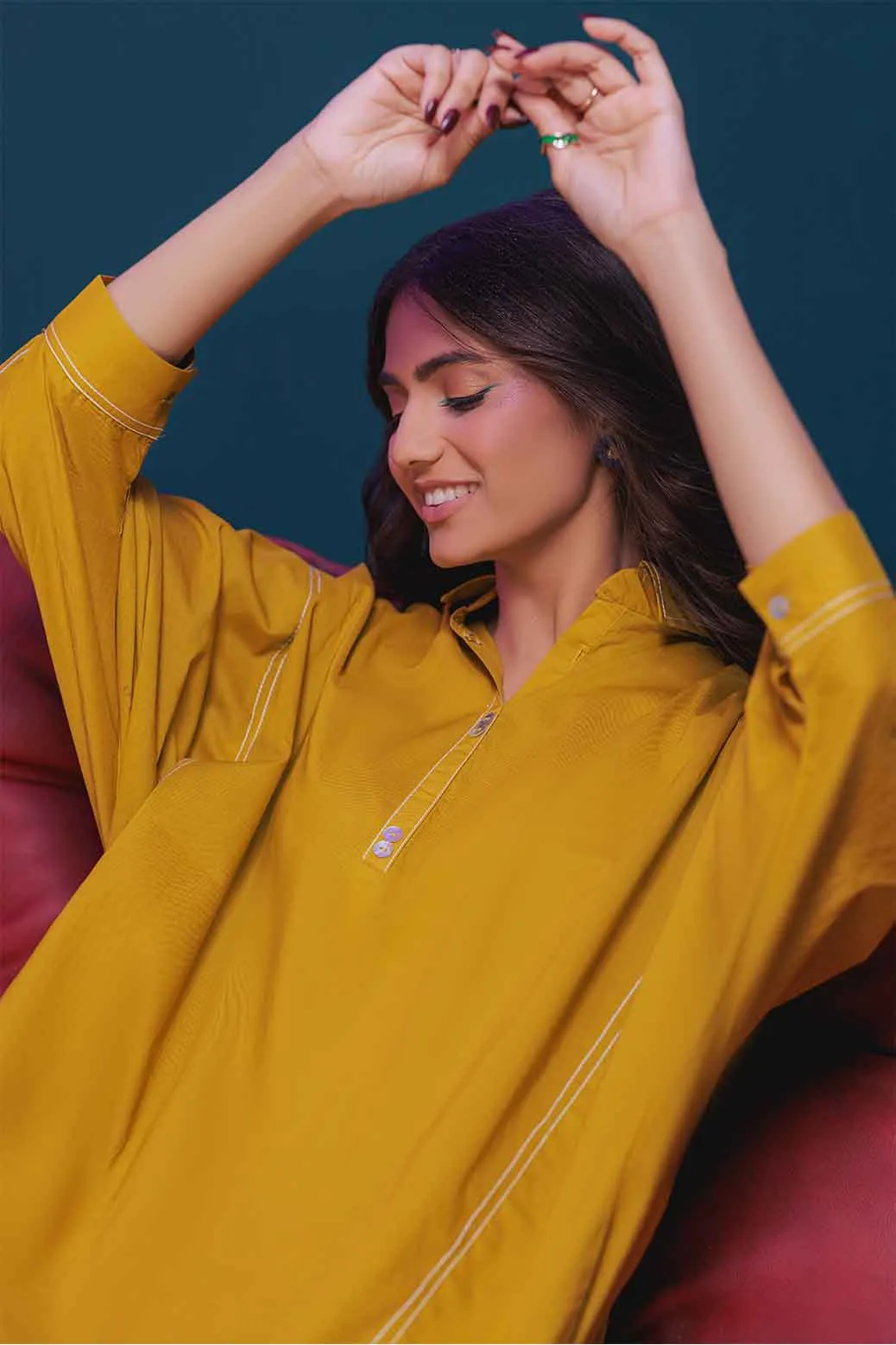 YELLOW-CAMBRIC-2 PIECE (SAK232P10)